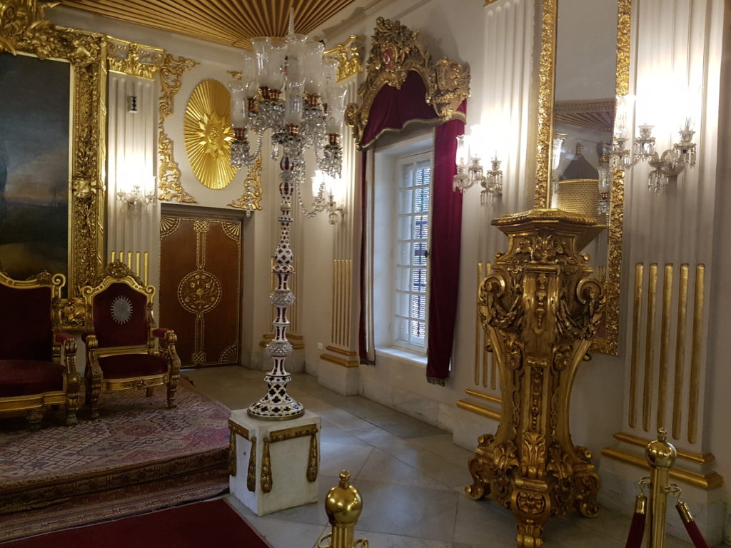 Luxury Tours of Egypt Manial Palace Gold Throne Room