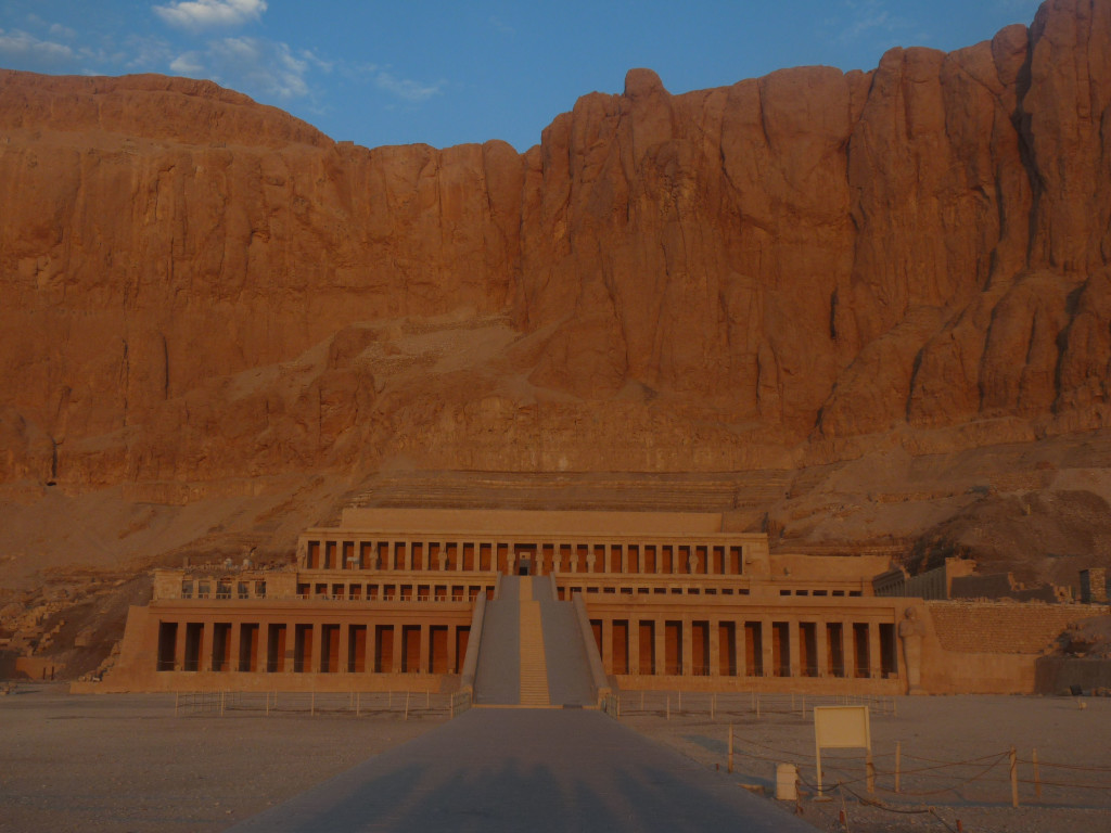 Egypt Holidays Dawn at Hateshepsut's Temple Near Luxor