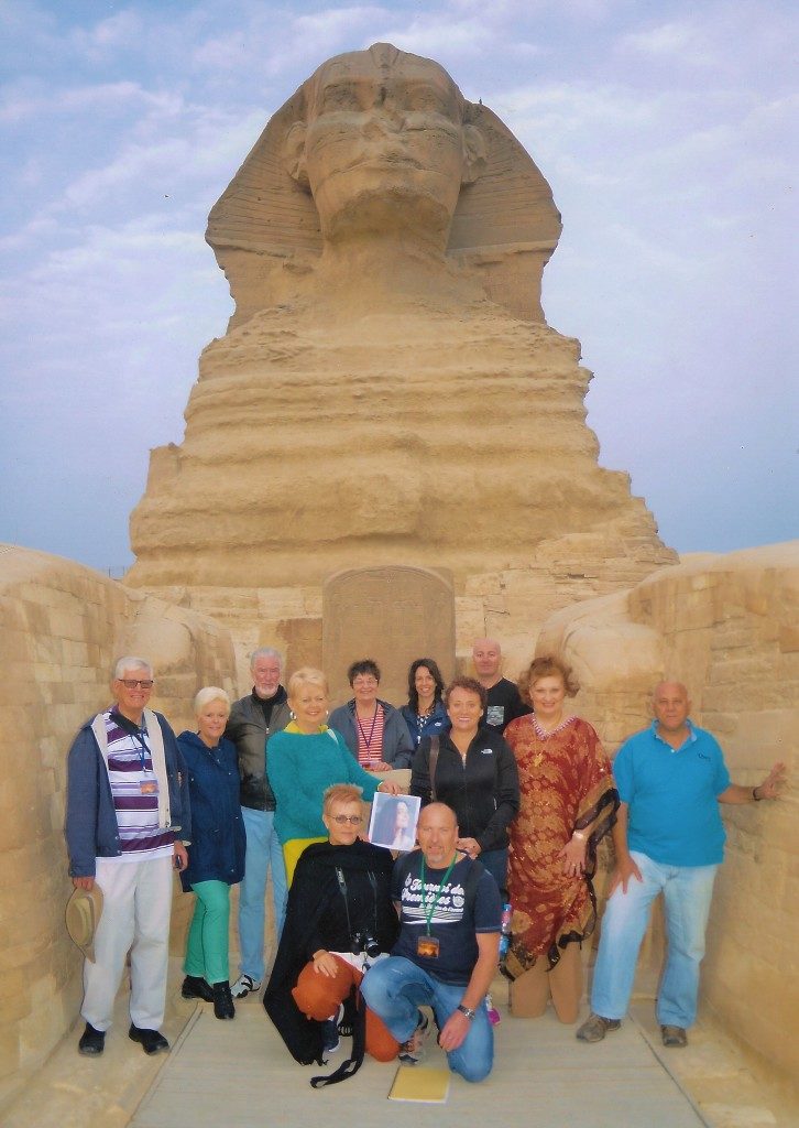 Egypt Holidays Tour Group at the Sphinx